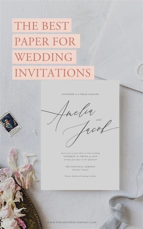 How to choose the best paper for your wedding invitations | Wedding ...