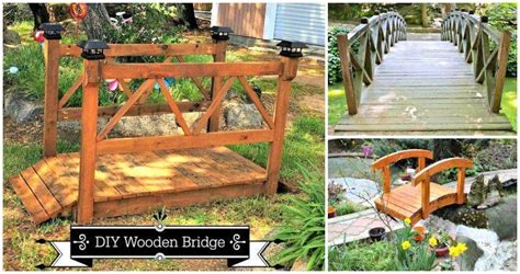 3 DIY Garden Bridge Plans Made with Wood - DIY Crafts