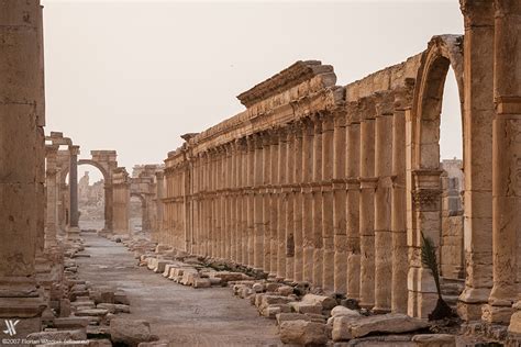 The ancient Roman Ruins of Palmyra