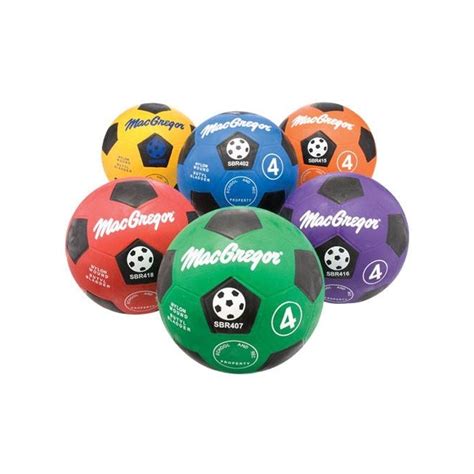 MacGregor Multicolor Soccerballs. Sports Facilities Group Inc.