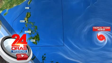 Bagyo na nasa Pacific Ocean, posibleng pumasok ng PAR at maging "super typhoon" | 24 Oras ...