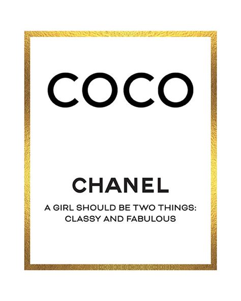 Coco Chanel Printable Images