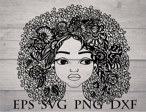 Woman mandala svg feminist svg afro lady svg african | Etsy Cat Mandala, Mandala Drawing ...