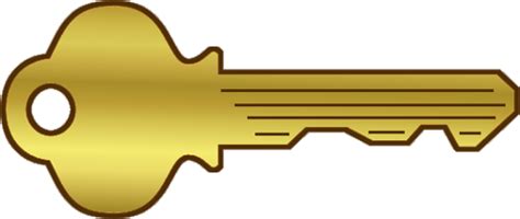 Gold Key 2 Png Clipart by clipartcotttage on DeviantArt
