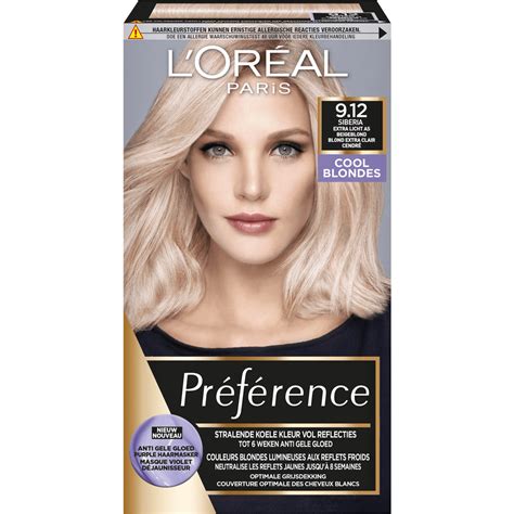 L'Oréal Paris Préférence Cool Blondes Permanente Haarverf 9.12 Siberia ...