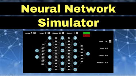 Neural Network Simulator - YouTube