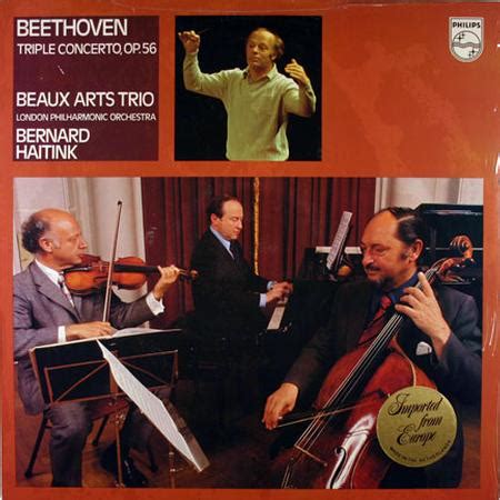 Beaux Arts Trio, Haitink, and The London Philharmonic Orchestra - Beethoven: The Triple Concerto ...