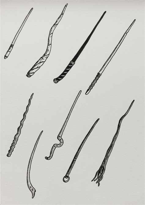 How To Draw Voldemort's Wand - ismalaow