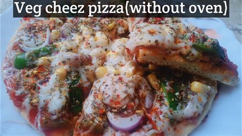 veg cheez pizza/ चीज़ वेज पिज्जा बनाने का सबसे आसान तरीका/quick veg cheez burst pizza recipe ...