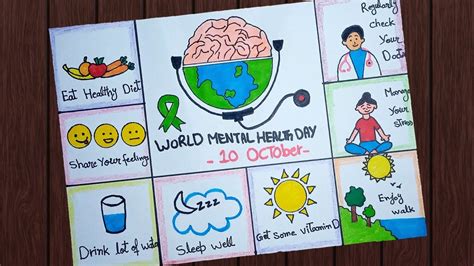 World Mental Health Day Drawing/ Easy Mental Health Day, 58% OFF