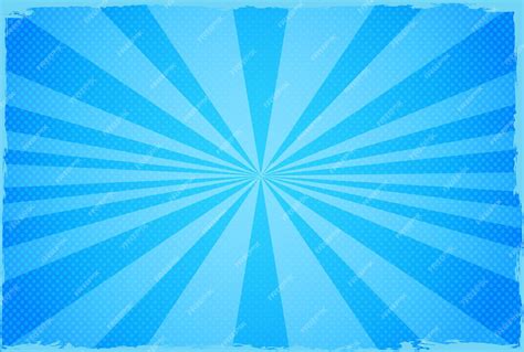 Premium Vector | Abstract blue sunburst background