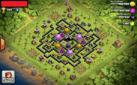 COC BASE 99: TH 8 Farming Base 1