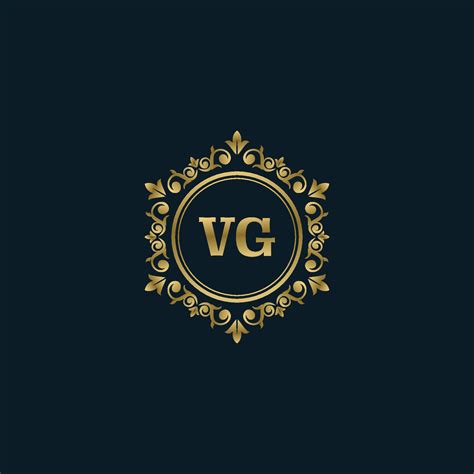 Letter VG logo with Luxury Gold template. Elegance logo vector template. 14873459 Vector Art at ...