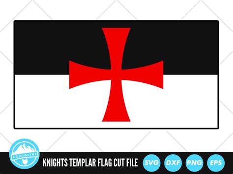 Knight's Templar Flag Knights Templar Flag Crusader Flag Knights ...