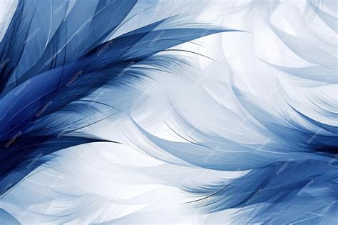 Premium Photo | Blue chicken feathers on a white background