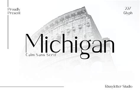 Michigan Font Free - Dafont Free