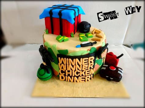 Pubg theme cake.. U dream a cake and we make it real in our sweet way ...