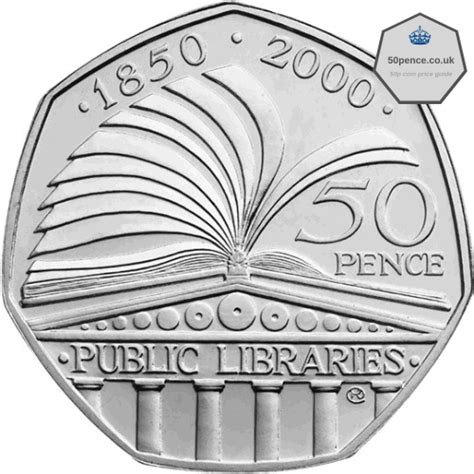 Public Libraries 50p coin - How much is it worth in 2022?