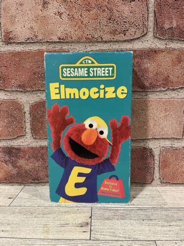 Elmocize VHS 1996 Elmo Kids Video Sesame Street Exercise Workout Movie Film 74644977332 | eBay