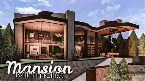 Modern Minimalist Mansion in Bloxburg