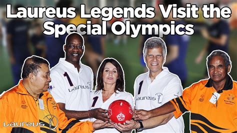 Laureus Legends Visit Special Olympics in Kuala Lumpur - YouTube