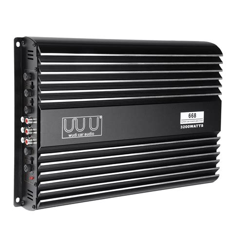 3200W 12V 4-Channel Car Audio Stereo Power Amplifier Bass Powerful ...