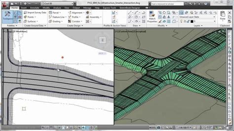 I can design AutoCAD civil 3d road alignments and cross section work