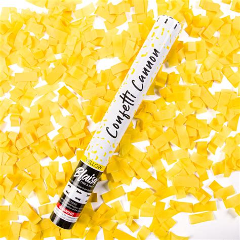 Yellow Confetti Cannon | Party Confetti Cannon | Confetti Cannons