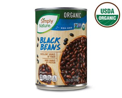 Organic Black Beans - Simply Nature | ALDI US