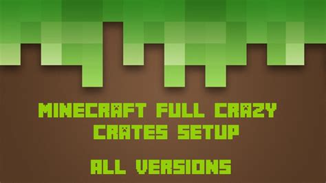 Minecraft plugin tutorial - Crazy Crates - YouTube