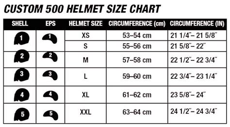 Bell Motorcycle Helmet Sizing Chart | Webmotor.org