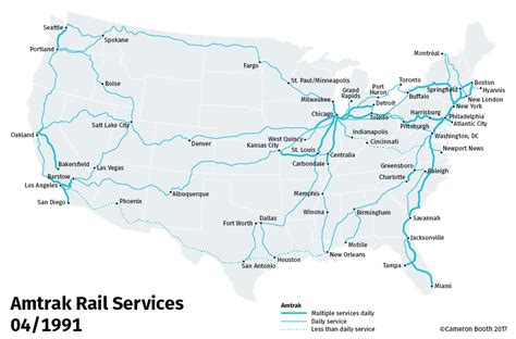 Transit Maps: Project: Amtrak Timeline Map, 1971-2017