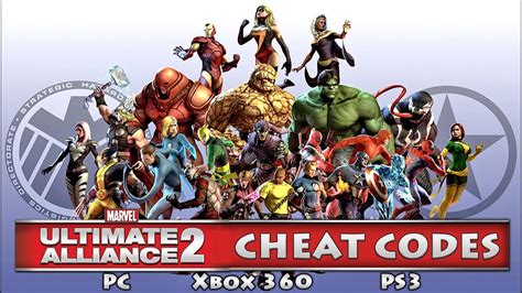 Marvel Ultimate Alliance 2 (PC/X360/PS3) CHEAT CODES - YouTube