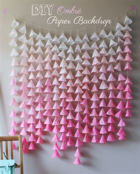 Frugal and Nifty DIY Paper Backdrops