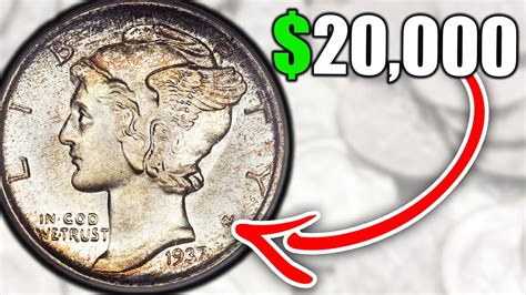 LOOK FOR THESE MINT ERRORS ON YOUR SILVER MERCURY DIMES - 1937 MERCURY DIME VALUE - YouTube
