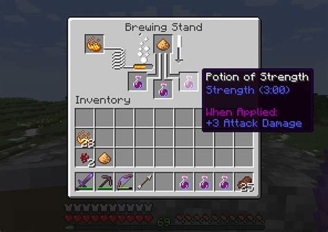 How To Make Strength Potions In Minecraft | perignon