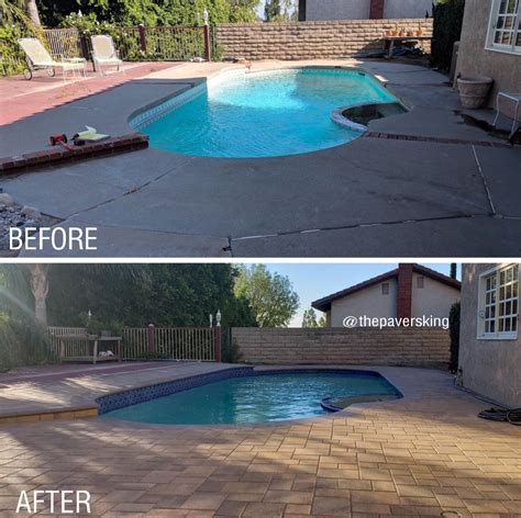 Pavers King - Pool Deck Remodel | Deck remodel, Pool deck, Pool