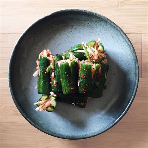 Stuffed Cucumber Kimchi (Oisobagi) - Selina S. Lee