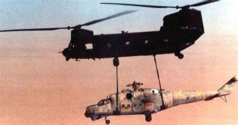 That time Night Stalkers MH-47 Chinooks stole a Libyan Air Force Mil Mi-24 attack helicopter ...