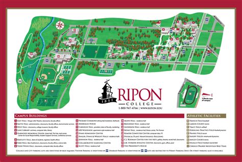 Ripon College Campus Map – Map Vector