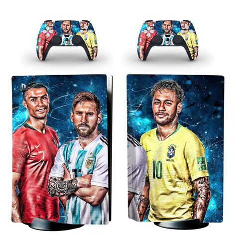 Cristiano Ronaldo Messi Football Skin Sticker Decal For PlayStation 5 - ConsoleSkins.co