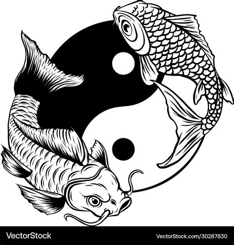 OPUS NINE ENSEMBLE: [Download 43+] Koi Fish Tattoo Yin Yang Outline