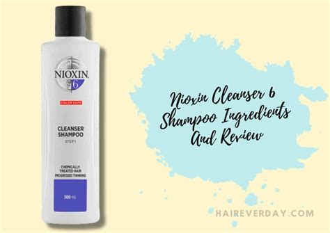 Nioxin Cleanser Shampoo Ingredients + Review 2024 - Hair Everyday Review