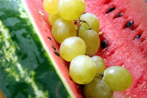 Grapes And Watermelon Picture. Image: 978996