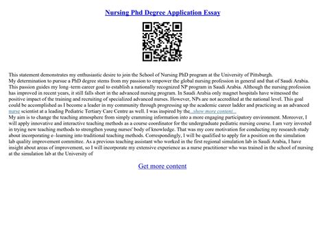 Nursing School Admission Essay Samples by Help With College Papers ...