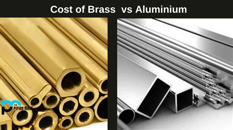 Cost of Brass vs Aluminium