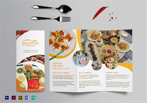 16+ Restaurant Catering Brochure Templates - AI, InDesign, Word, PSD ...