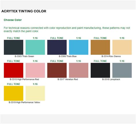 BOYSEN ACRYTEX TINTING COLOR PINT Mackun Hardware - Mackun Hardware