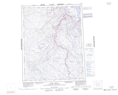 Buy Mara River topo map 076K – YellowMaps Map Store