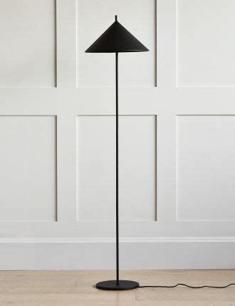 Modern & Vintage Style Floor Lamps | Rose & Grey | Black metal floor lamp, Floor lamp, Black ...